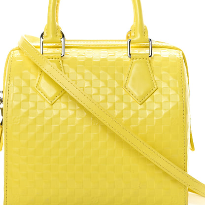 Louis Vuitton Damier Facette Speedy Cube PM Yellow 7 of 17