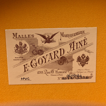 Goyard Goyardine Alto Hatbox Burgundy 6 of 9