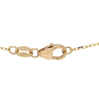 Foundrae 18K Yellow Gold Garnet Heart Love Miniature Medallion Belcher Chain Necklace 4 of 6