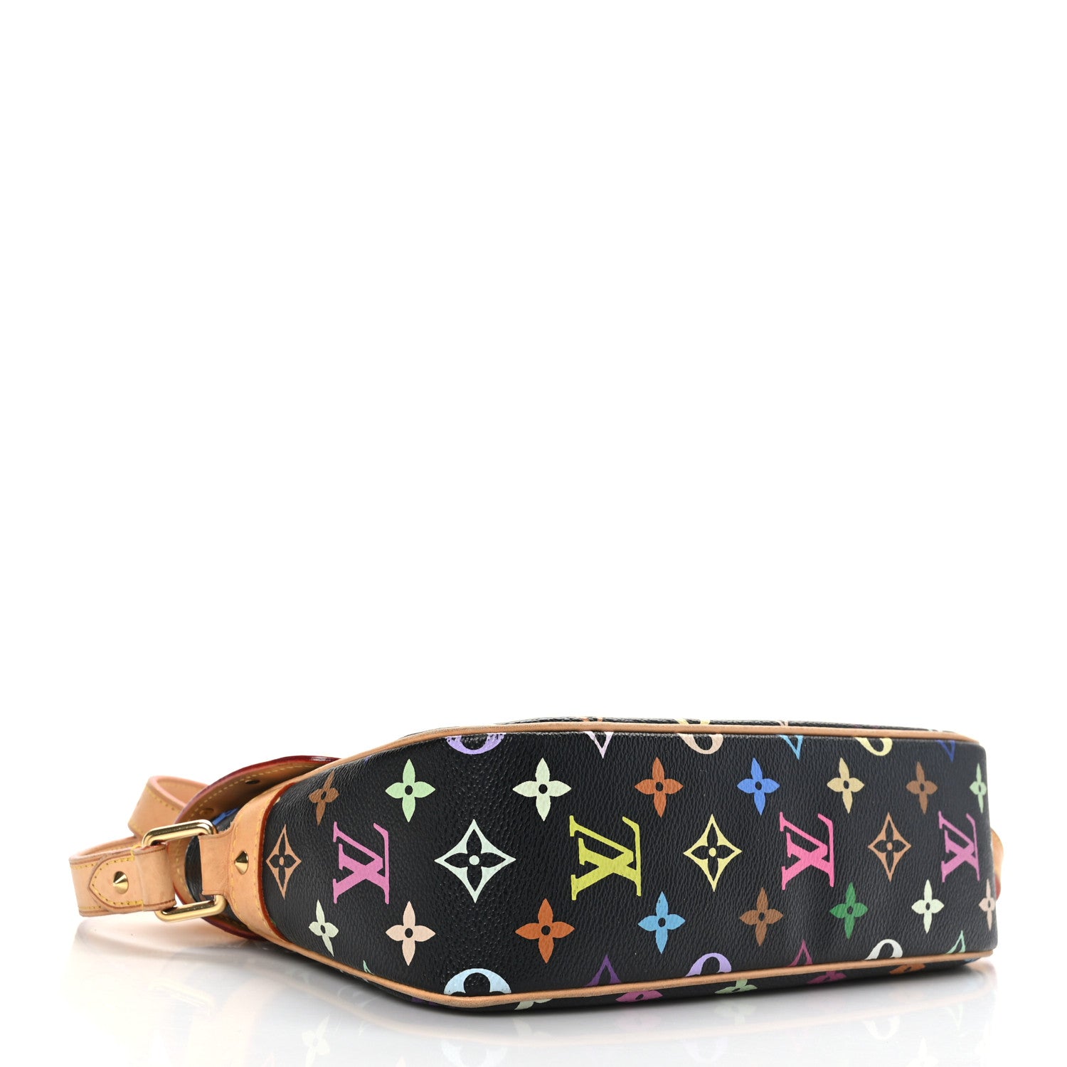 Louis Vuitton Monogram Multicolor Sologne Black 4 of 9