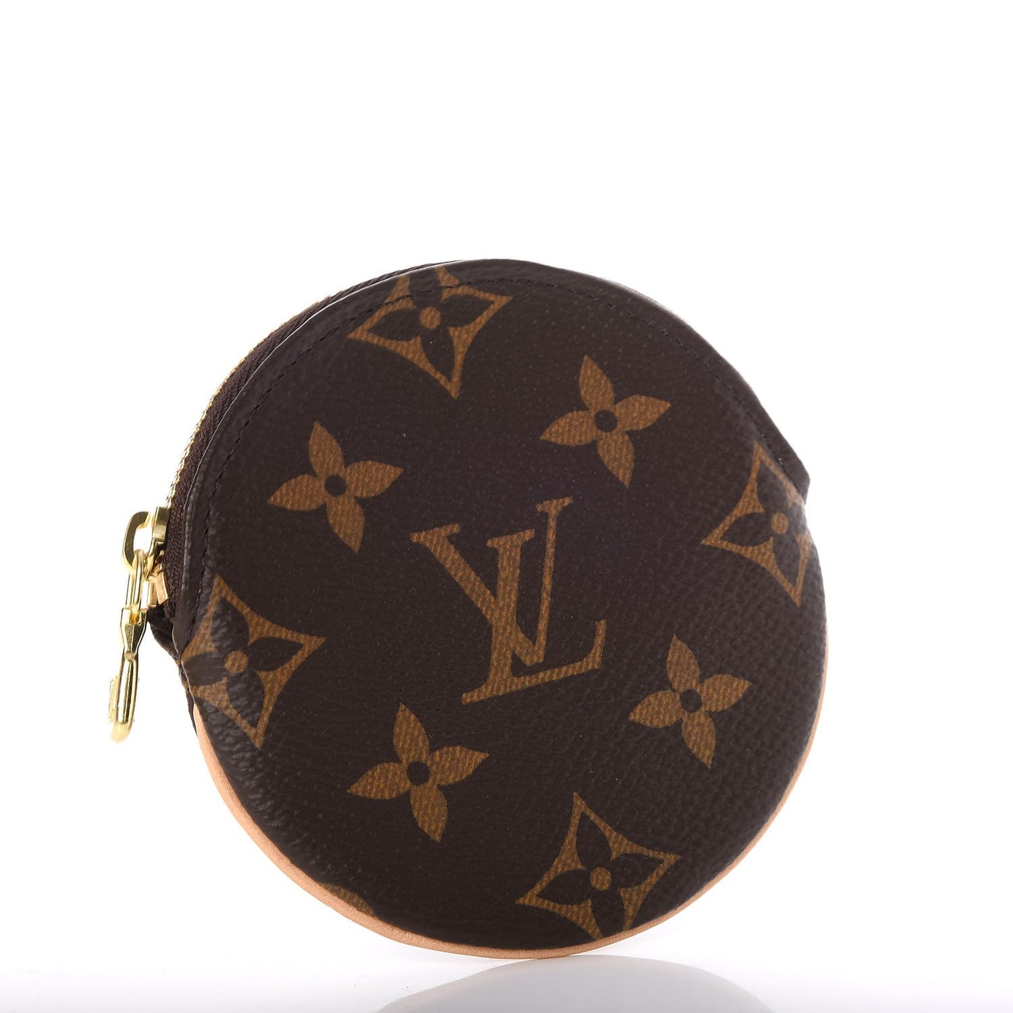 Monogram Round Coin Purse