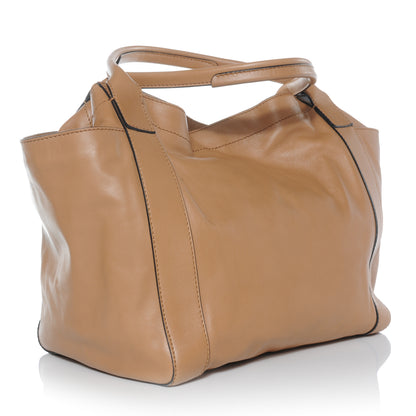 Valentino Garavani Nappa Leather Tote Camel 3 of 8