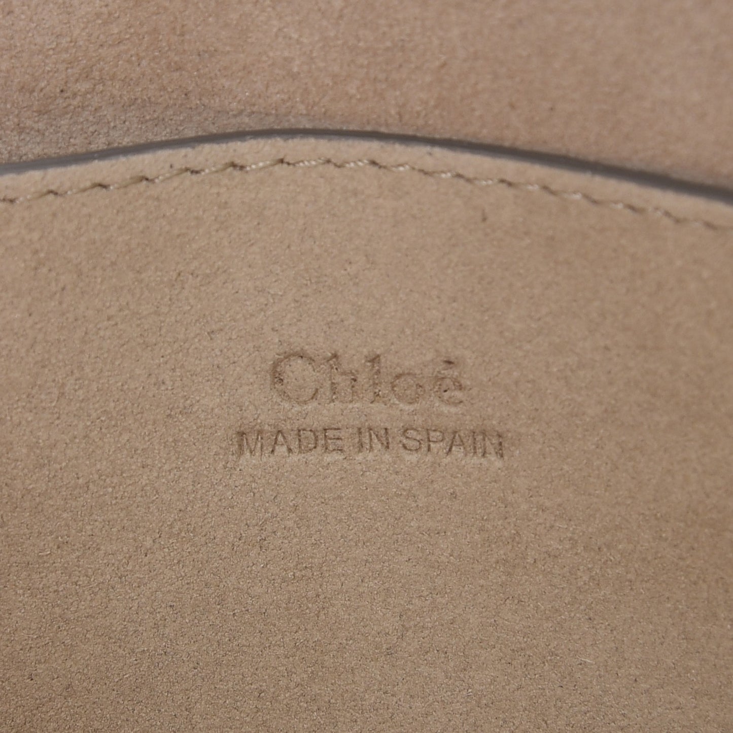 Suede Calfskin Small Faye Shoulder Bag Motty Grey