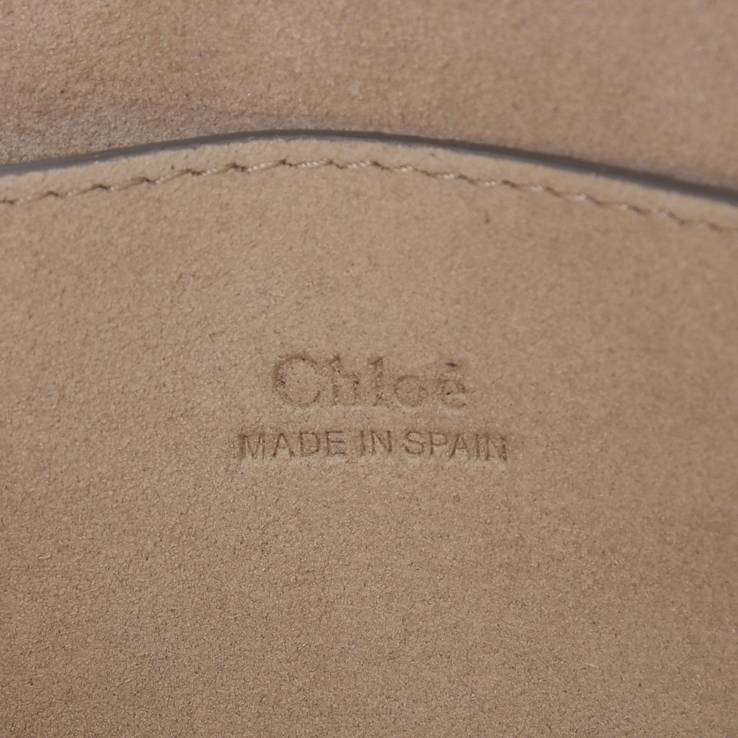 Chloe Suede Calfskin Small Faye Shoulder Bag Motty Grey 6 of 7