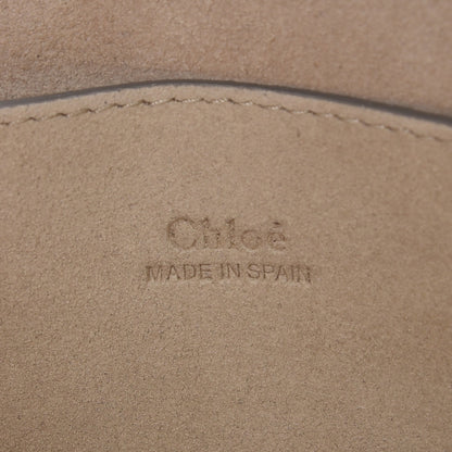 Chloe Suede Calfskin Small Faye Shoulder Bag Motty Grey 6 of 7