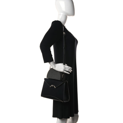 Moynat Box Calfskin Gabrielle PM Black 2 of 9