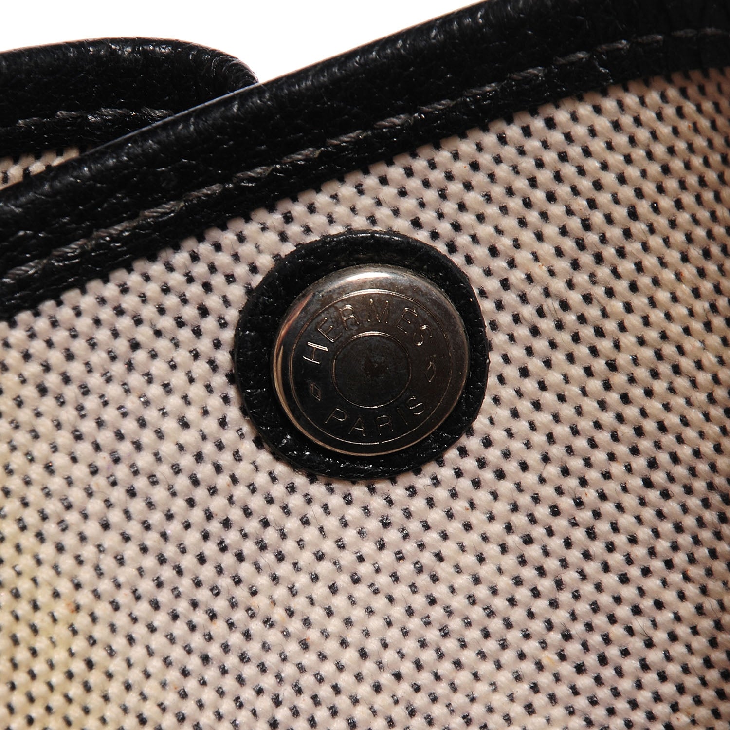 Hermes Toile Buffle Skipper Garden Party 36 MM Tote Black 21 of 24