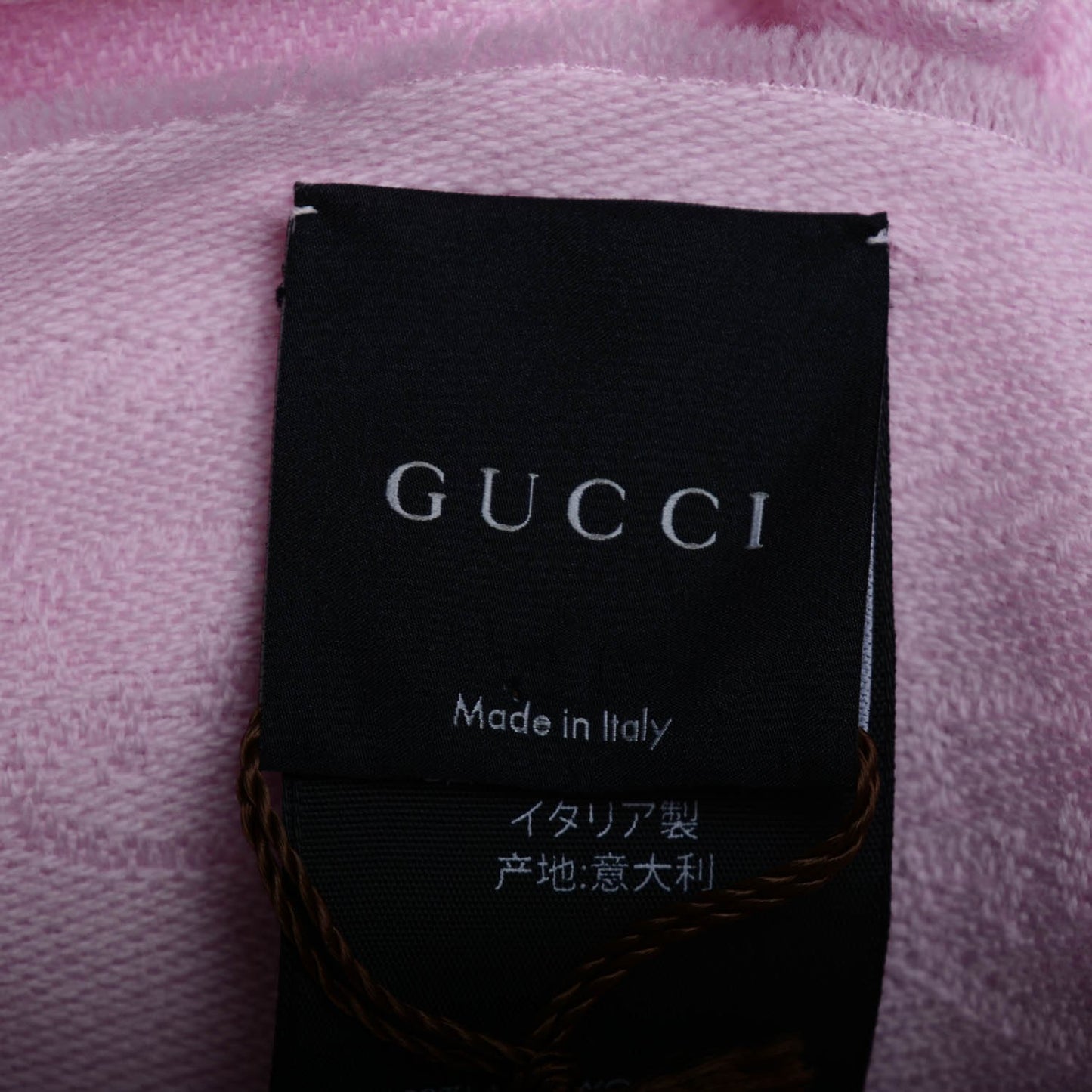 Wool Silk GG Monogram GGNat Scarf Rose