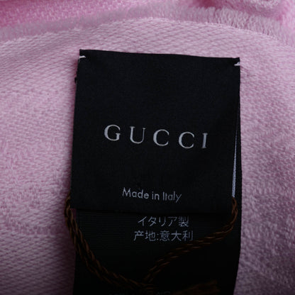 Gucci Wool Silk GG Monogram GGNat Scarf Rose 3 of 5