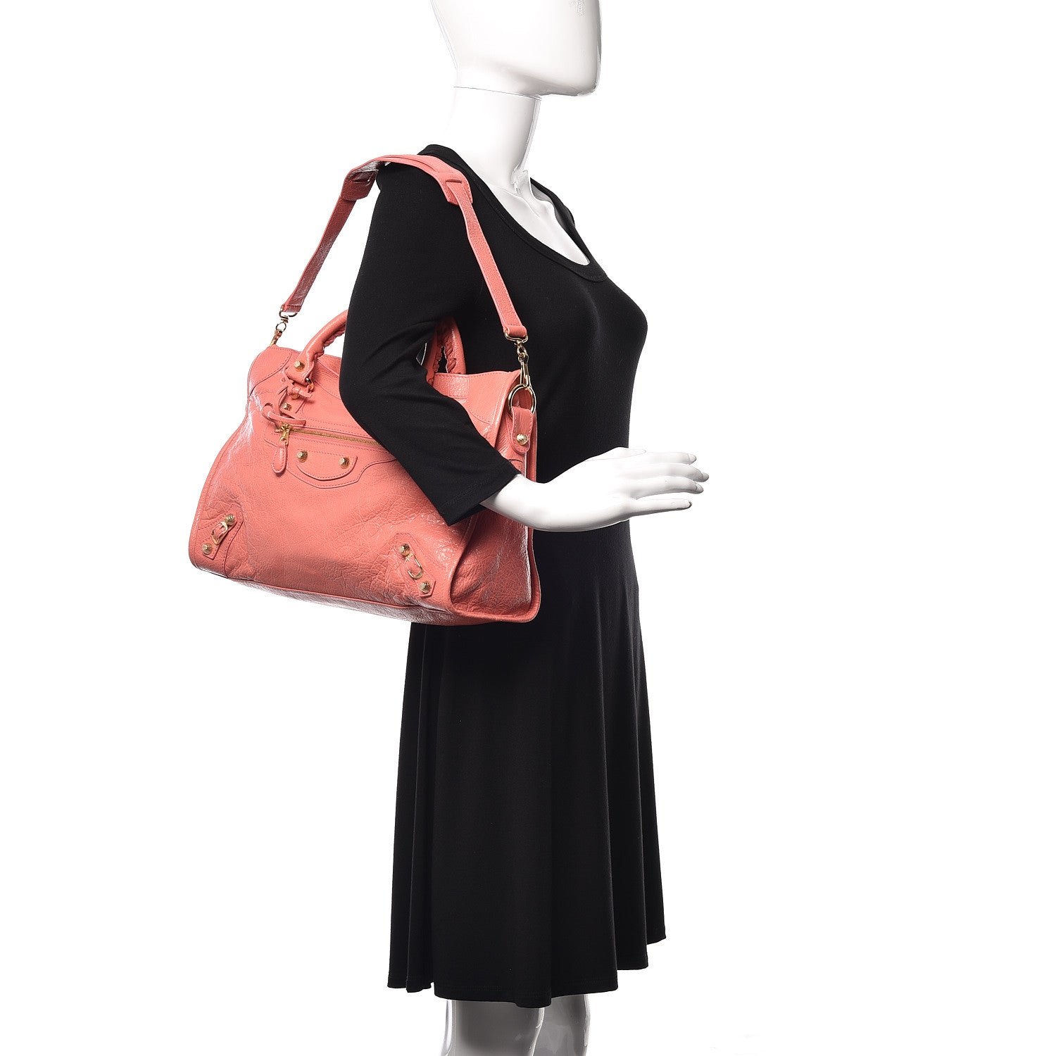 Balenciaga Agneau Giant 12 Gold Hardware City Rose Azalee Rose Jaipur 2 of 9
