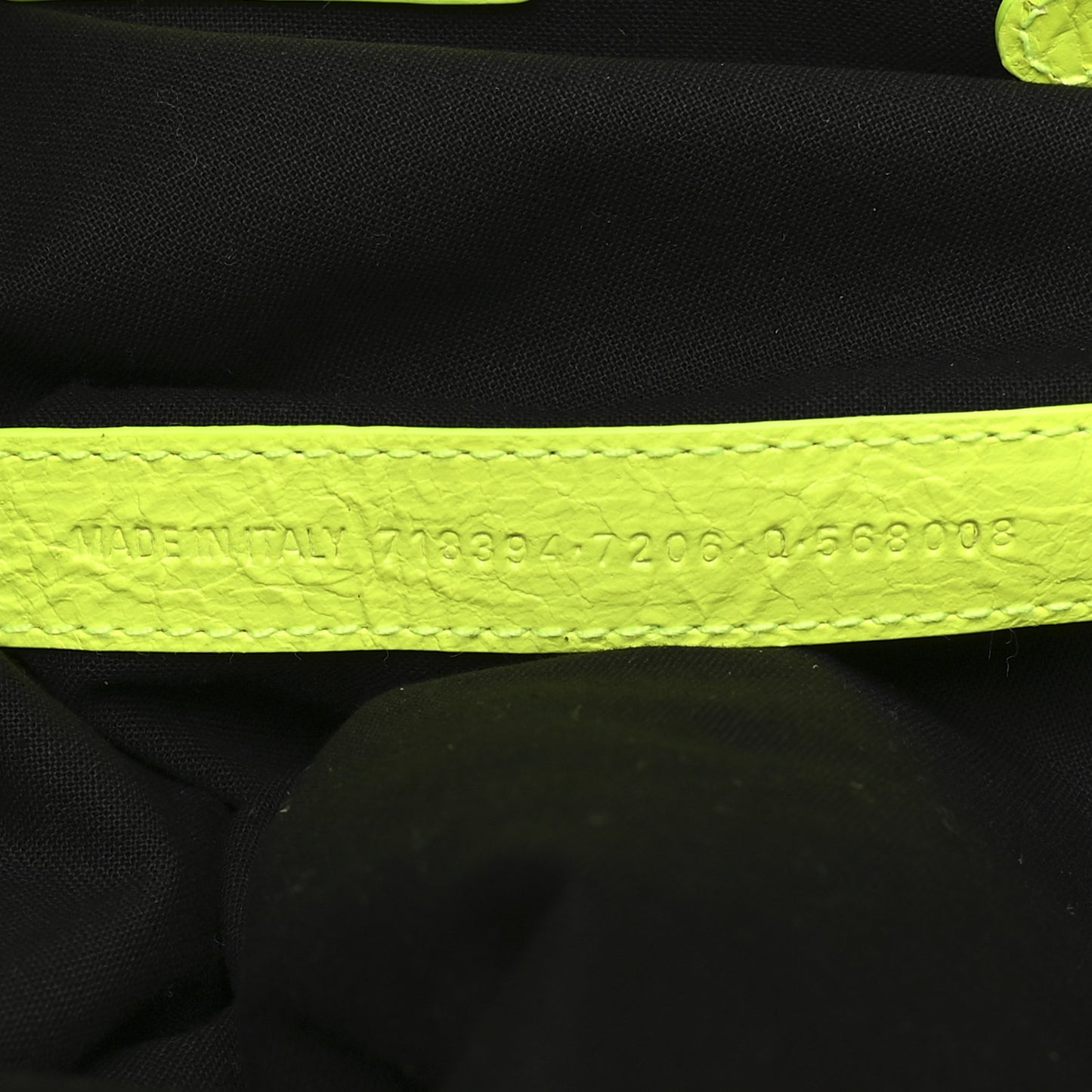 Agneau Arena Le Cagole Boot Bag Fluo Yellow
