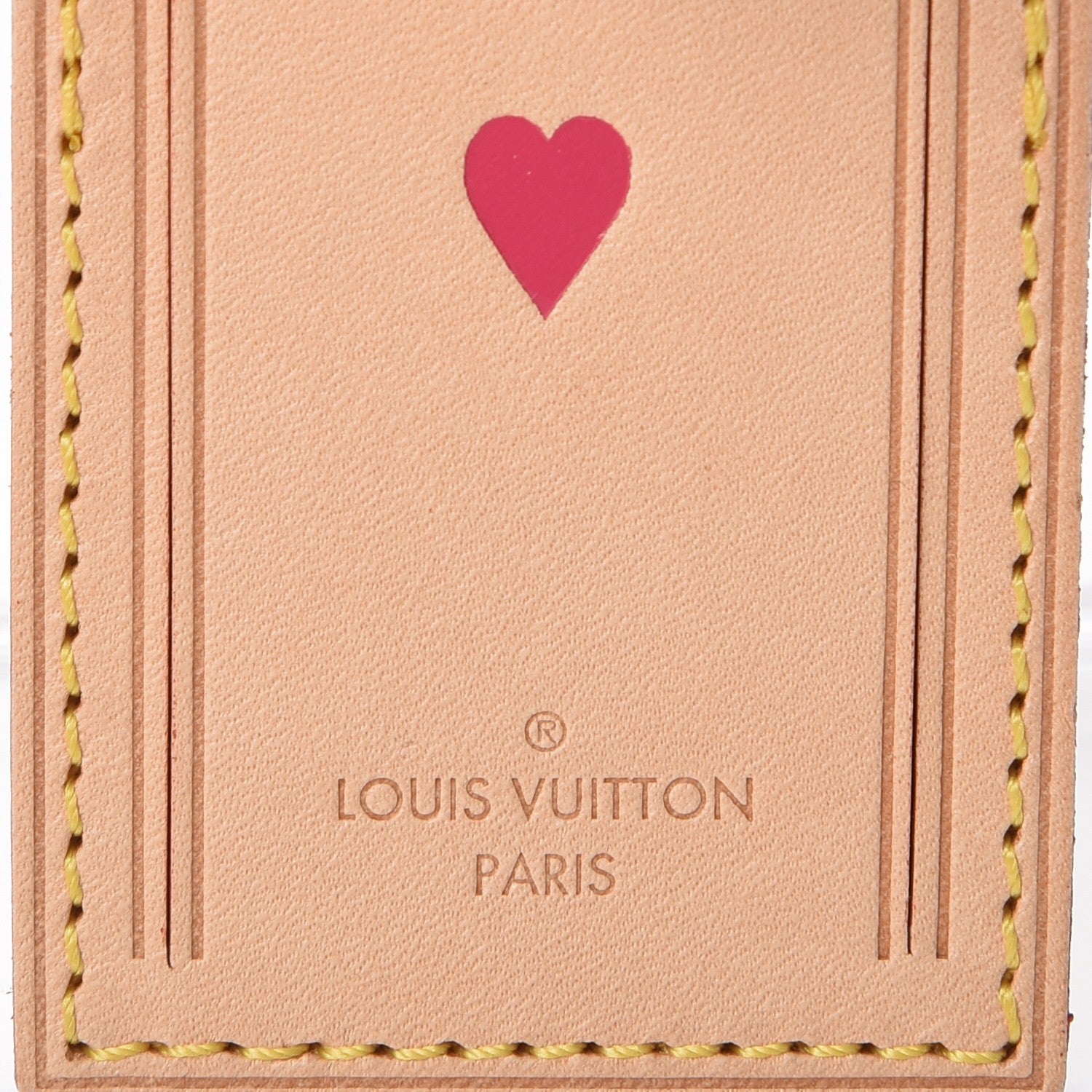 Louis Vuitton Vachetta Luggage Tag 3 of 3