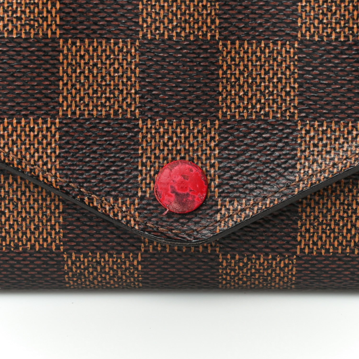 Louis Vuitton Damier Ebene Josephine Wallet Red 18 of 23
