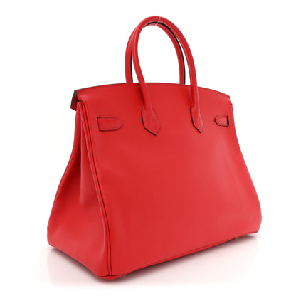 Hermes Swift Birkin 35 Rouge de Coeur 3 of 12