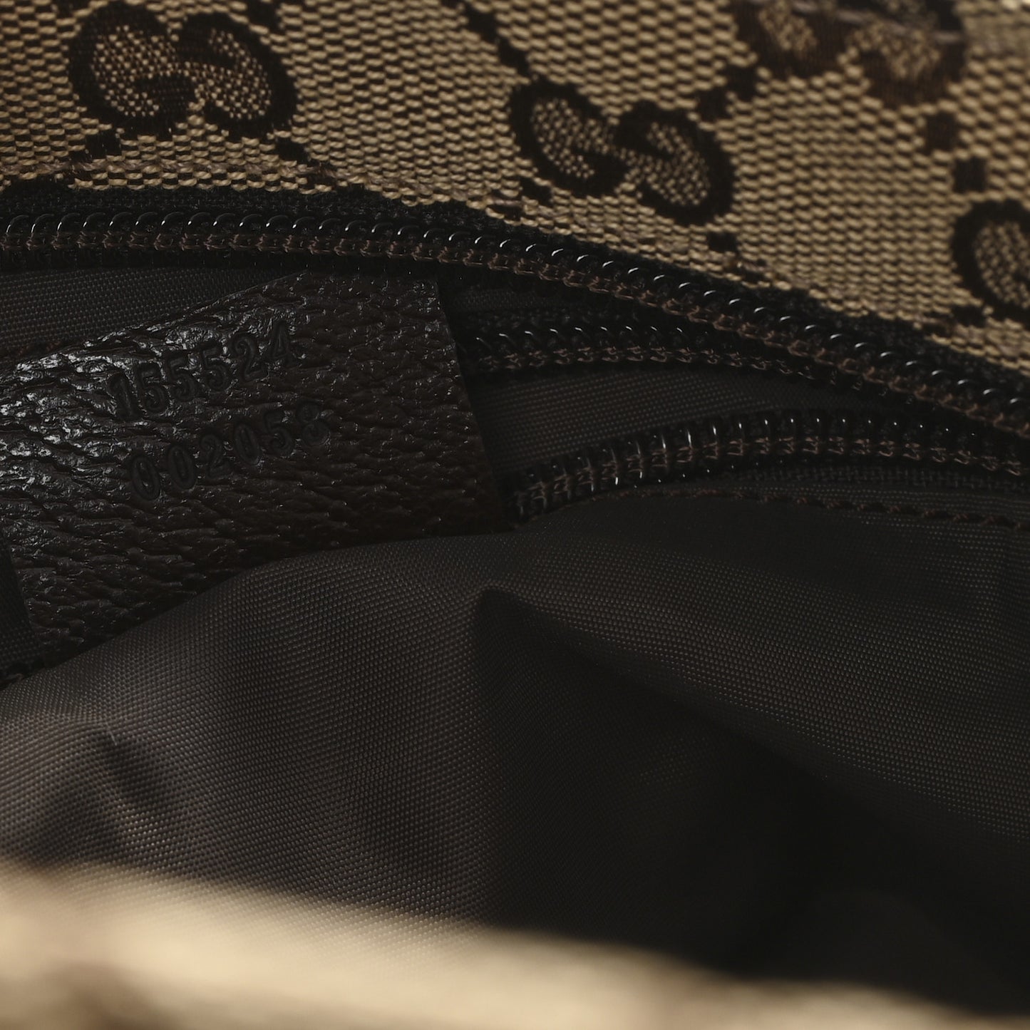 Monogram Web Large Diaper Tote Brown