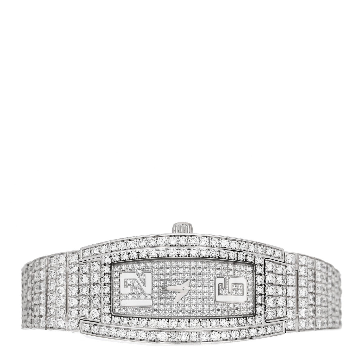 Piaget 18K White Gold Diamond 18mm Limelight Quartz Watch 2 of 5