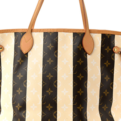Louis Vuitton Monogram Rayures Neverfull MM 8 of 10