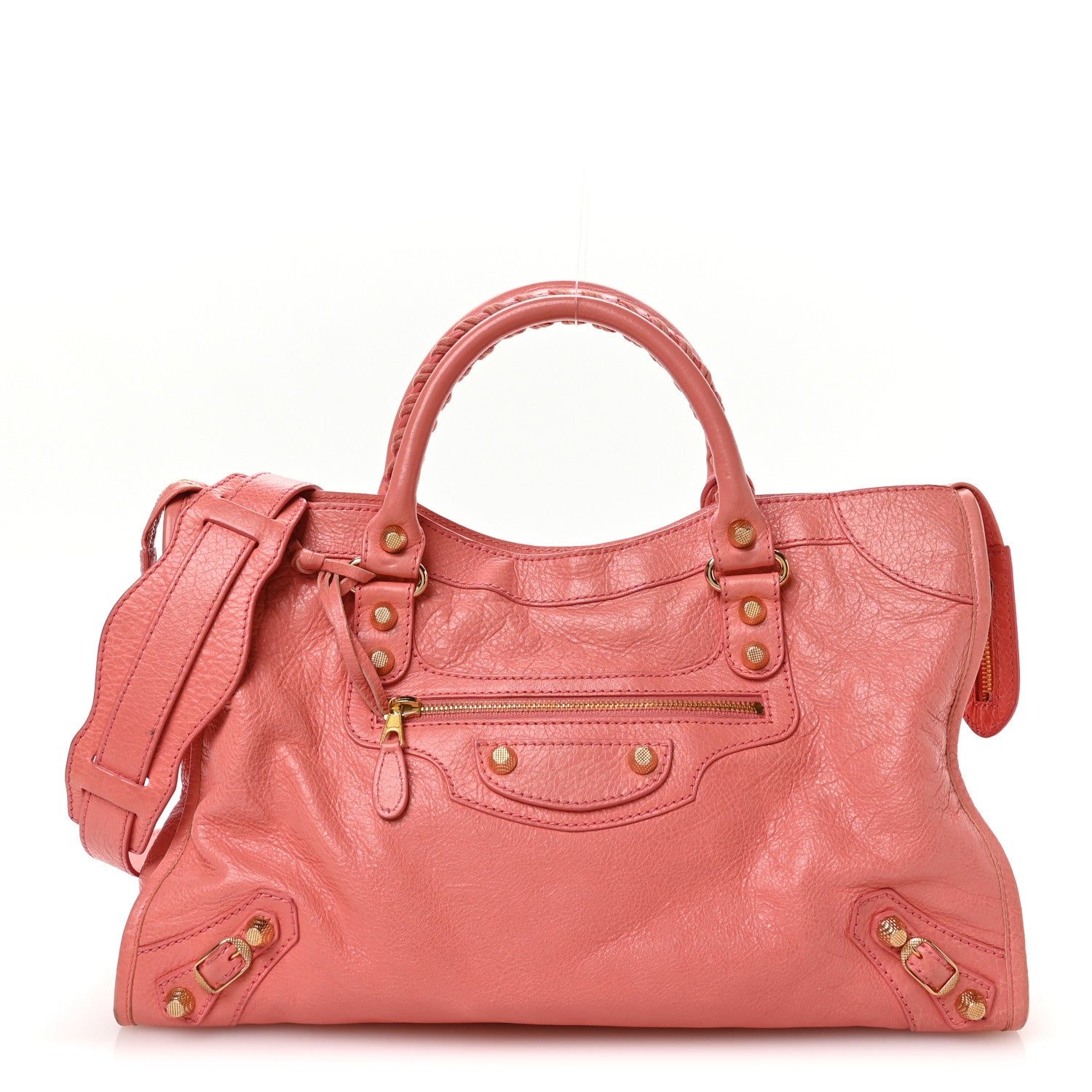Balenciaga Agneau Giant 12 Gold Hardware Mini City Rose Azalee Rose Jaipur 1 of 12