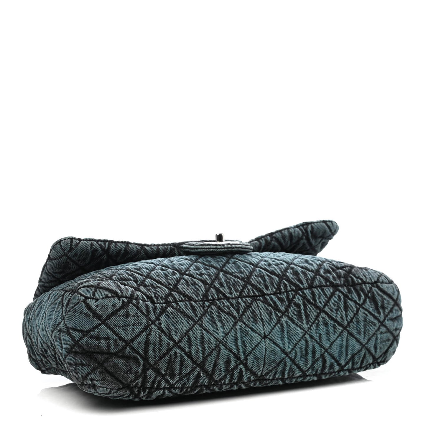Denim Quilted Denimpression Flap Blue Black