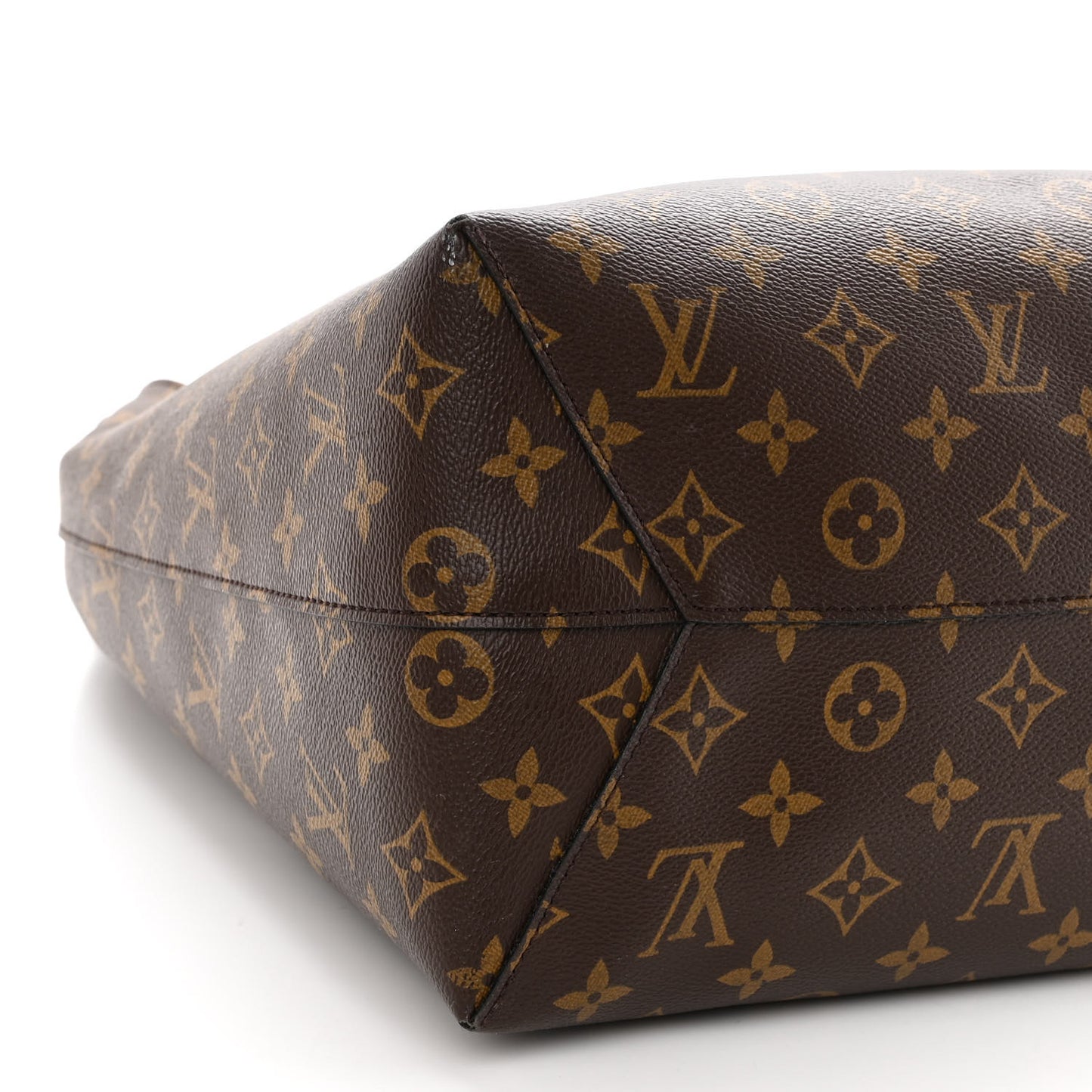 Monogram Flower Hobo Caramel