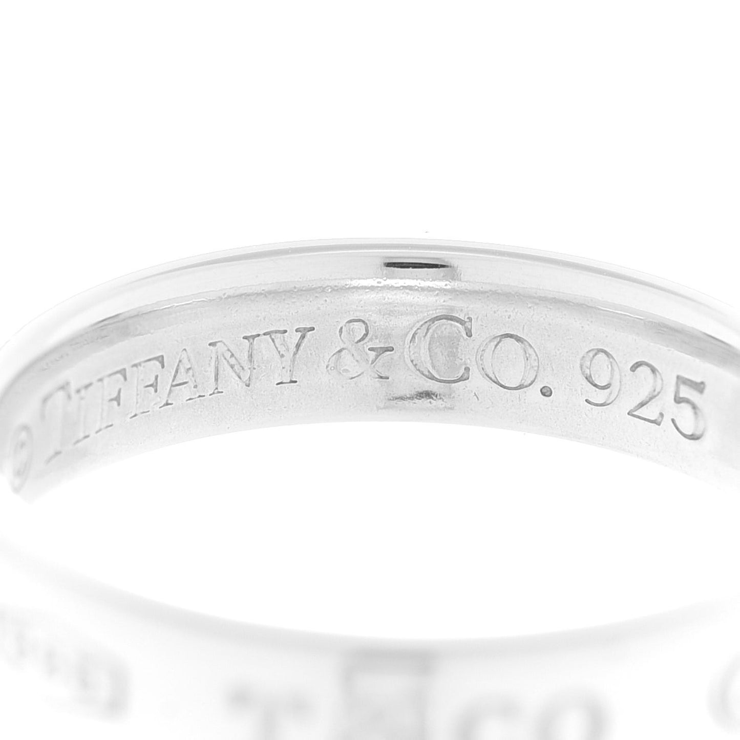 Sterling Silver Narrow 1837 Band Ring 49 5