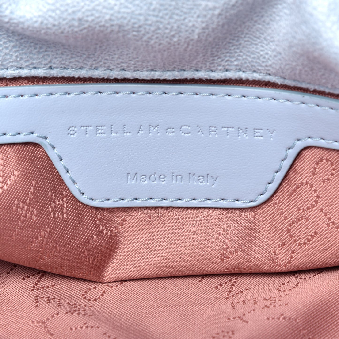 Shaggy Deer Mini Falabella Fold Over Tote Light Blue