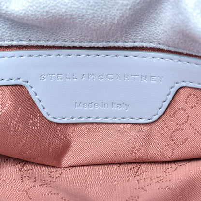 Stella McCartney Shaggy Deer Mini Falabella Fold Over Tote Light Blue 7 of 10