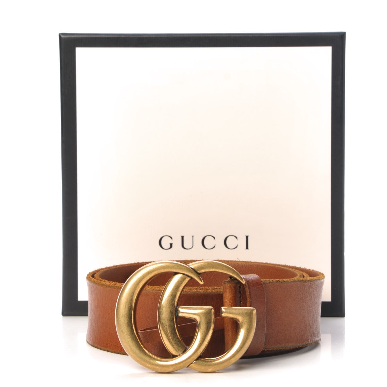 Gucci Faded Calfskin Double G 40mm Belt 90 36 Cuir 8 of 8