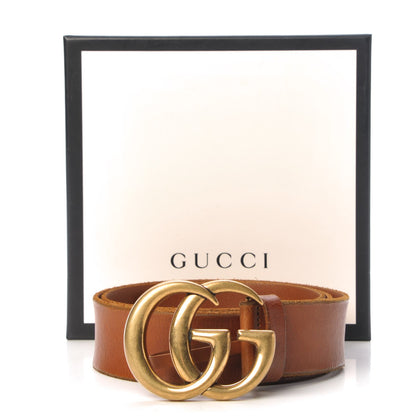 Gucci Faded Calfskin Double G 40mm Belt 90 36 Cuir 8 of 8