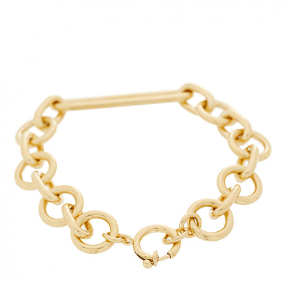 Foundrae 18K Yellow Gold Mixed Oversized Clip Bracelet 2 of 5