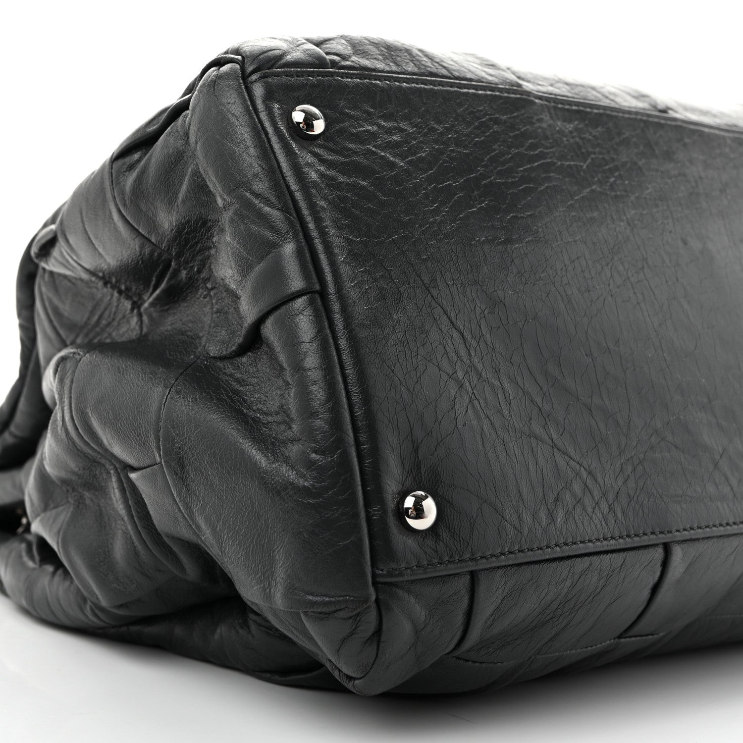 Chanel Lambskin Igloo Shoulder Bag Dark Grey 18 of 23