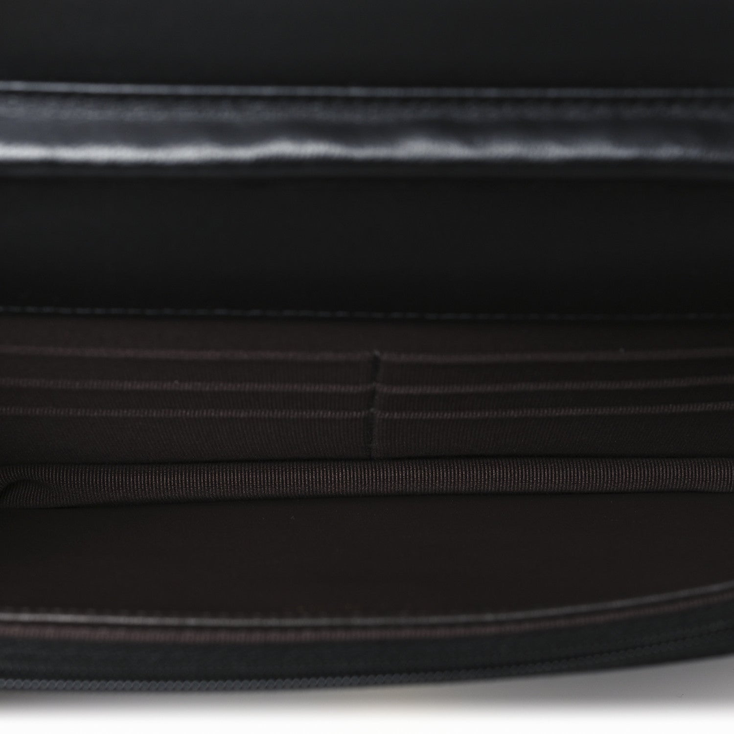 Chanel Lambskin Quilted Wallet On Chain WOC Black 5 of 12