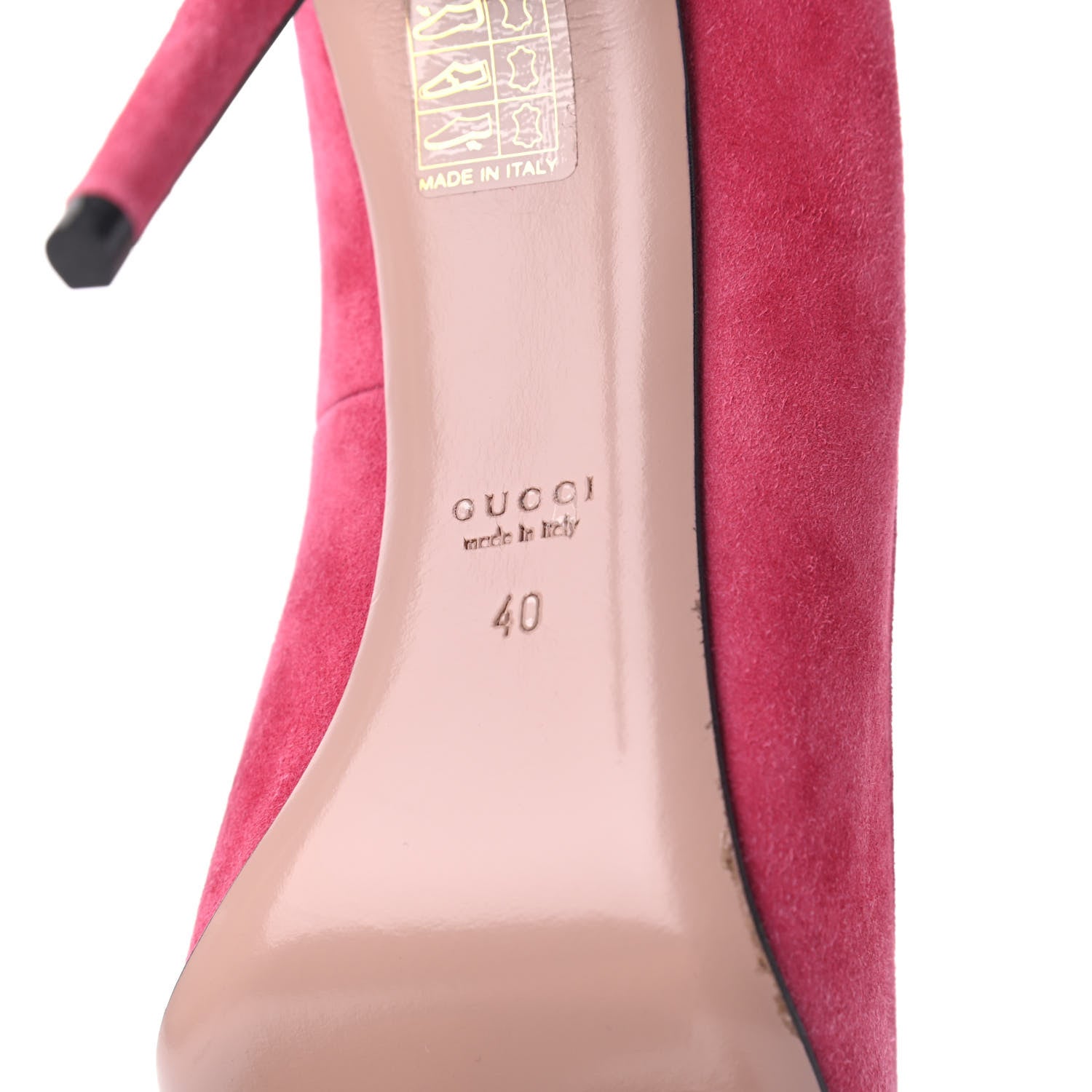 Gucci Kid Scamosciato Pumps 40 Pink 7 of 14
