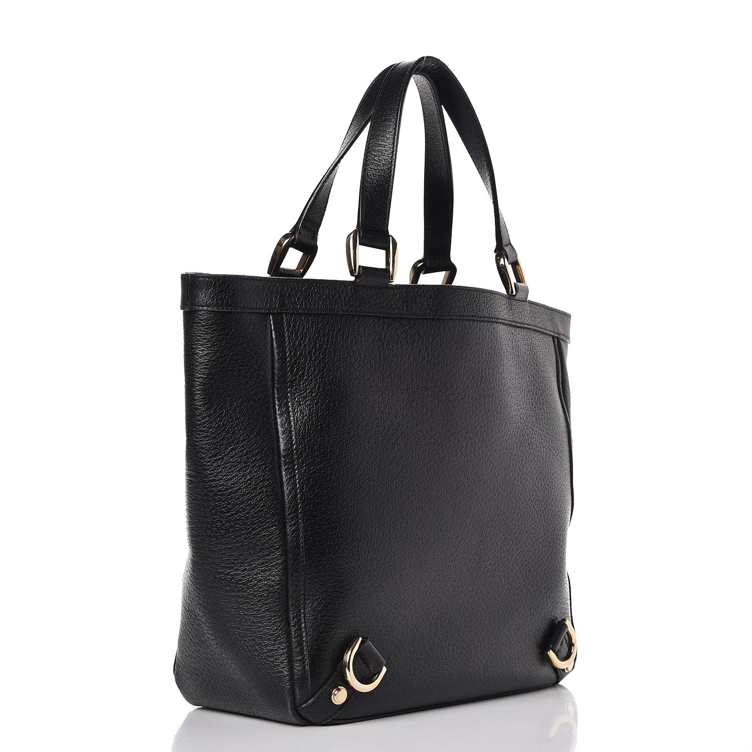 Gucci Calfskin Abbey Tote Black 3 of 10