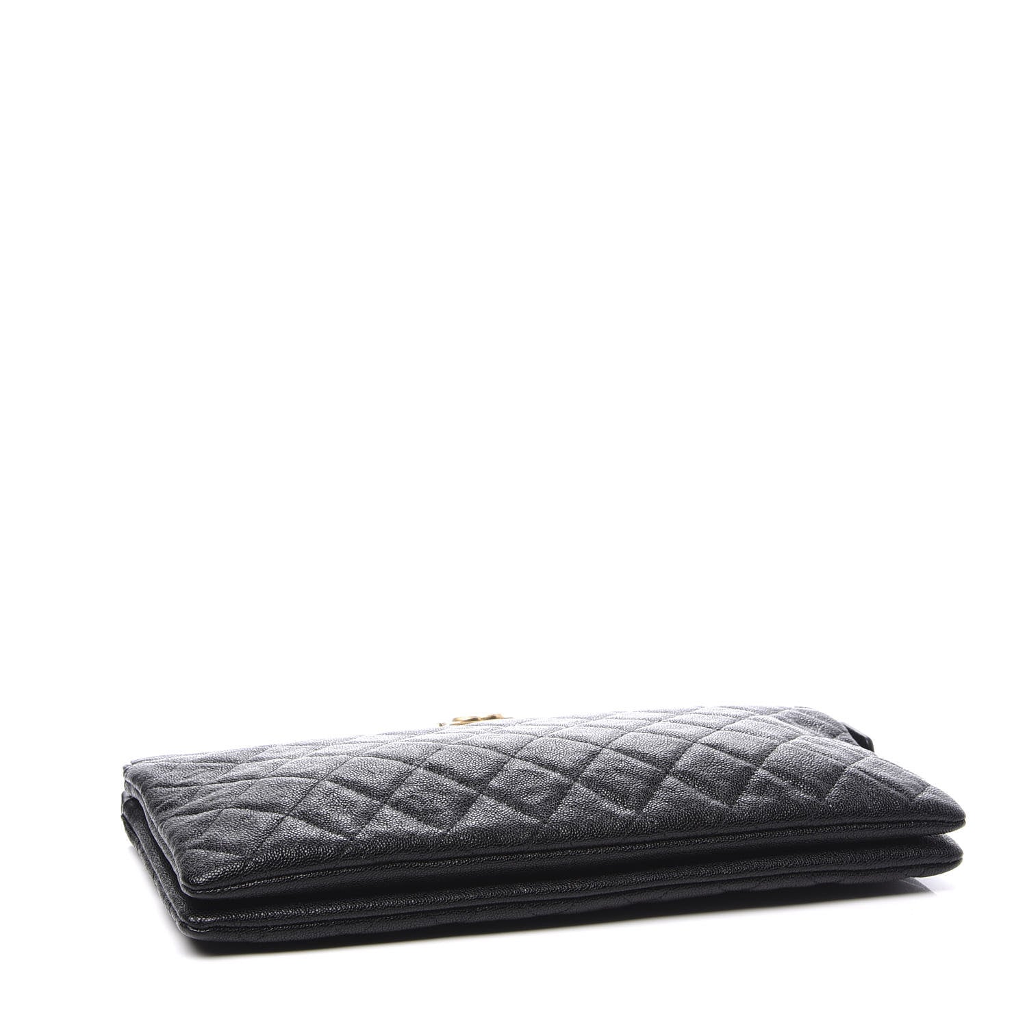 Chanel Caviar Quilted Small Zipped Boy Pouch Black 3 of 10