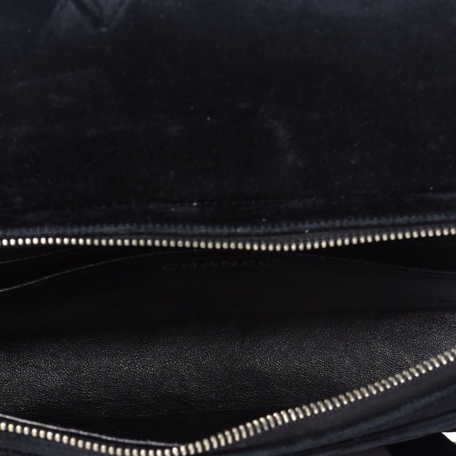 Chanel Velvet Quilted Flap Backpack Black 4 of 8