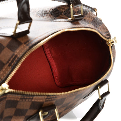 Louis Vuitton Damier Ebene Speedy Bandouliere 25 8 of 10