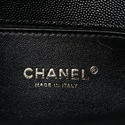 Chanel Caviar Quilted Medium Boy Flap Black 6 of 11