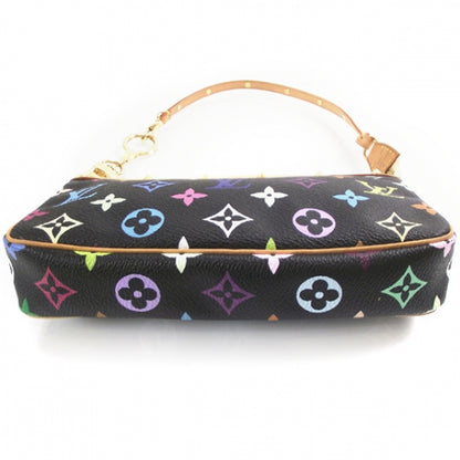 Louis Vuitton Monogram Multicolor Pochette Accessories Black 4 of 9