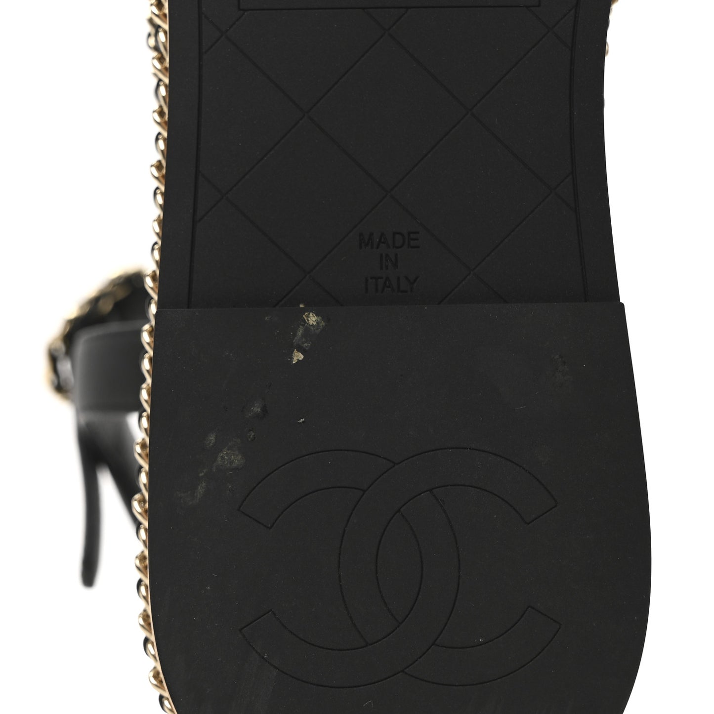 Lambskin Espadrille Braided Platform Sandals 38.5 Black