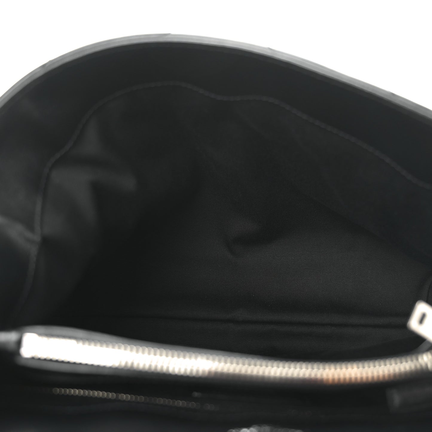 Calfskin Y Quilted Monogram Medium Loulou Chain Satchel Black