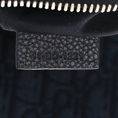 Christian Dior Oblique Mens Saddle Bag Black Blue 7 of 13