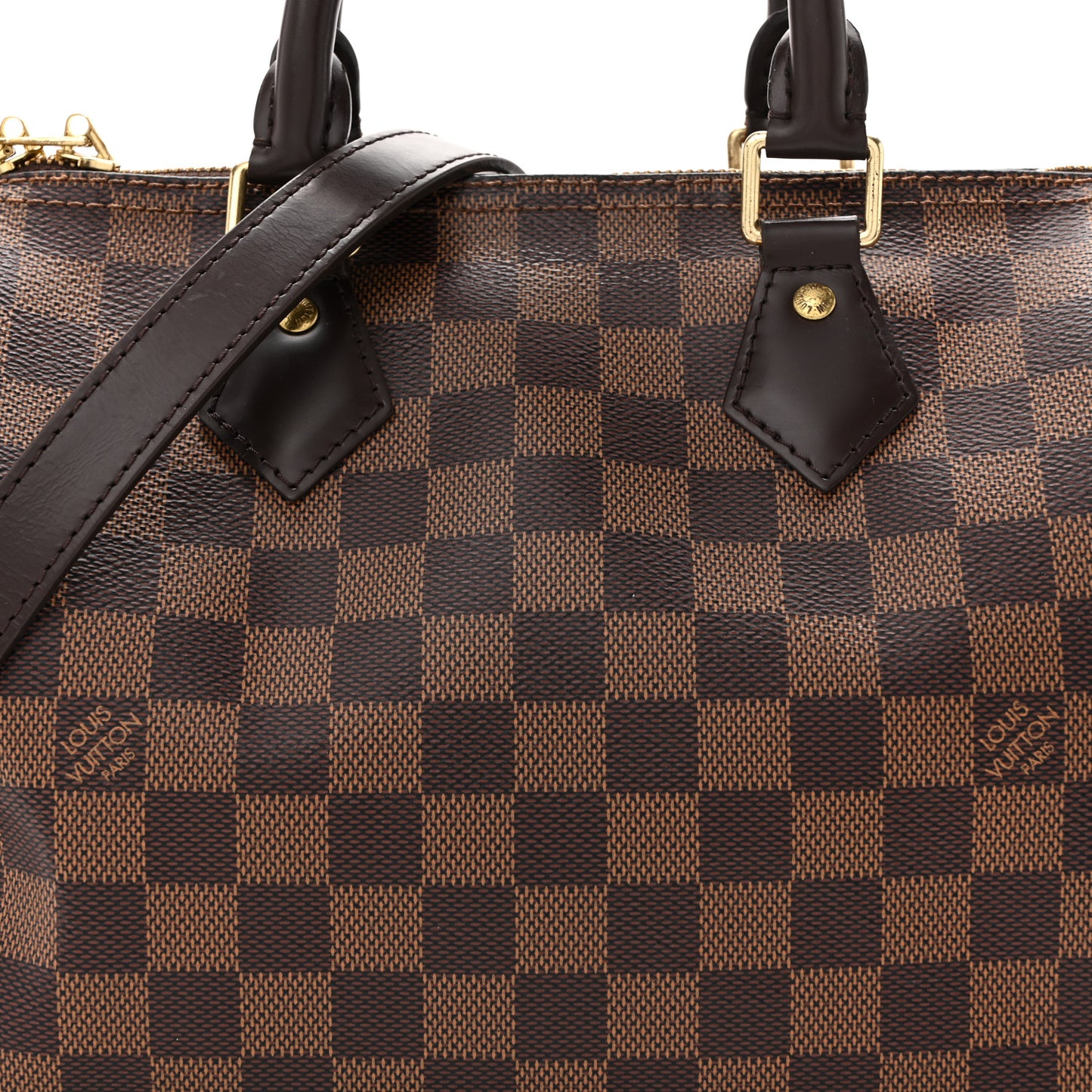 Damier Ebene Speedy Bandouliere 25