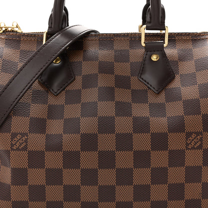 Louis Vuitton Damier Ebene Speedy Bandouliere 25 8 of 14