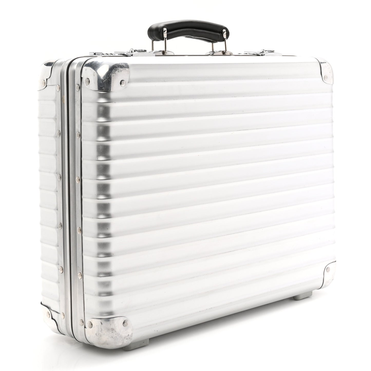 Aluminum Junkers F13 Collection Classic Flight Attache Briefcase Silver