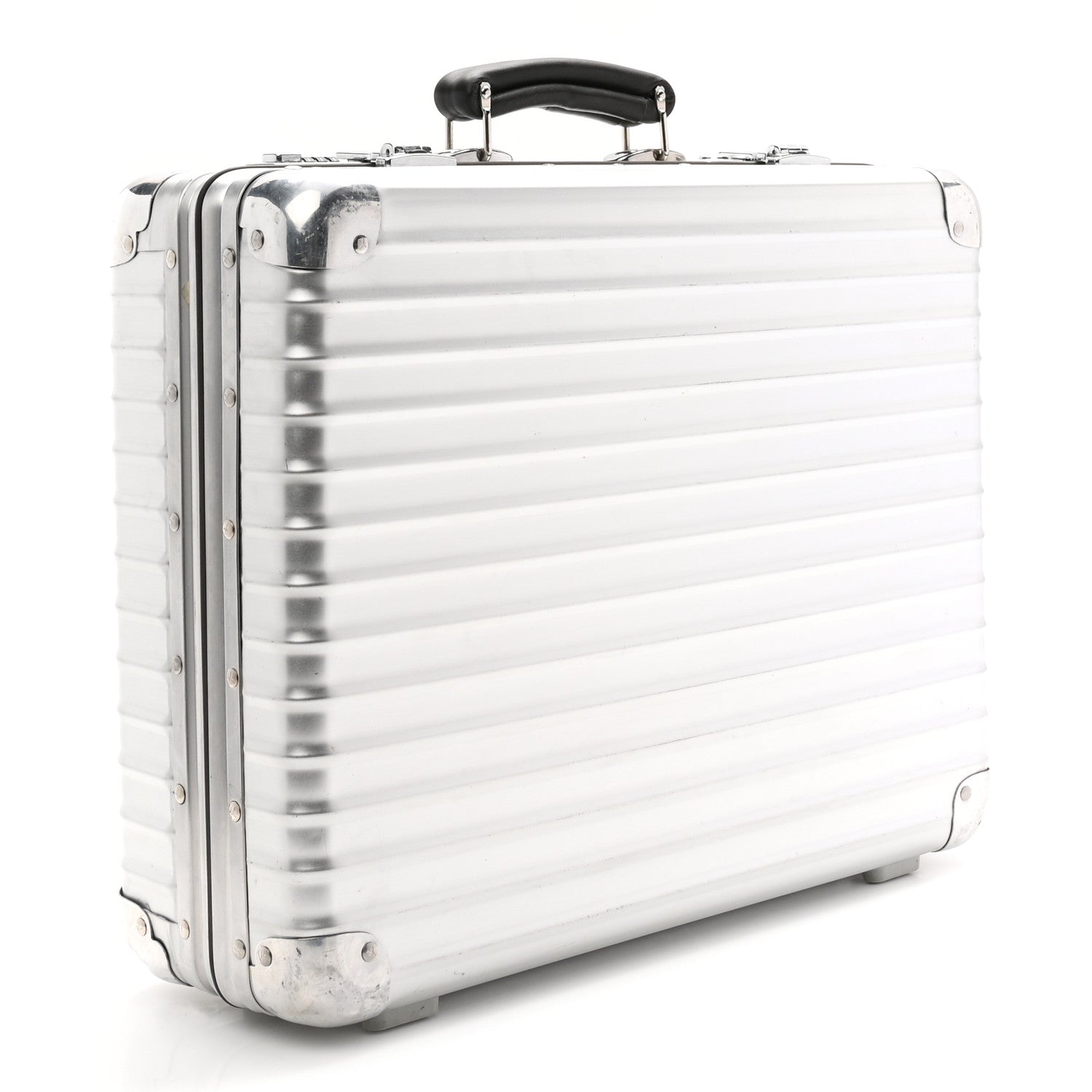 Rimowa Aluminum Junkers F13 Collection Classic Flight Attache Briefcase Silver 2 of 9
