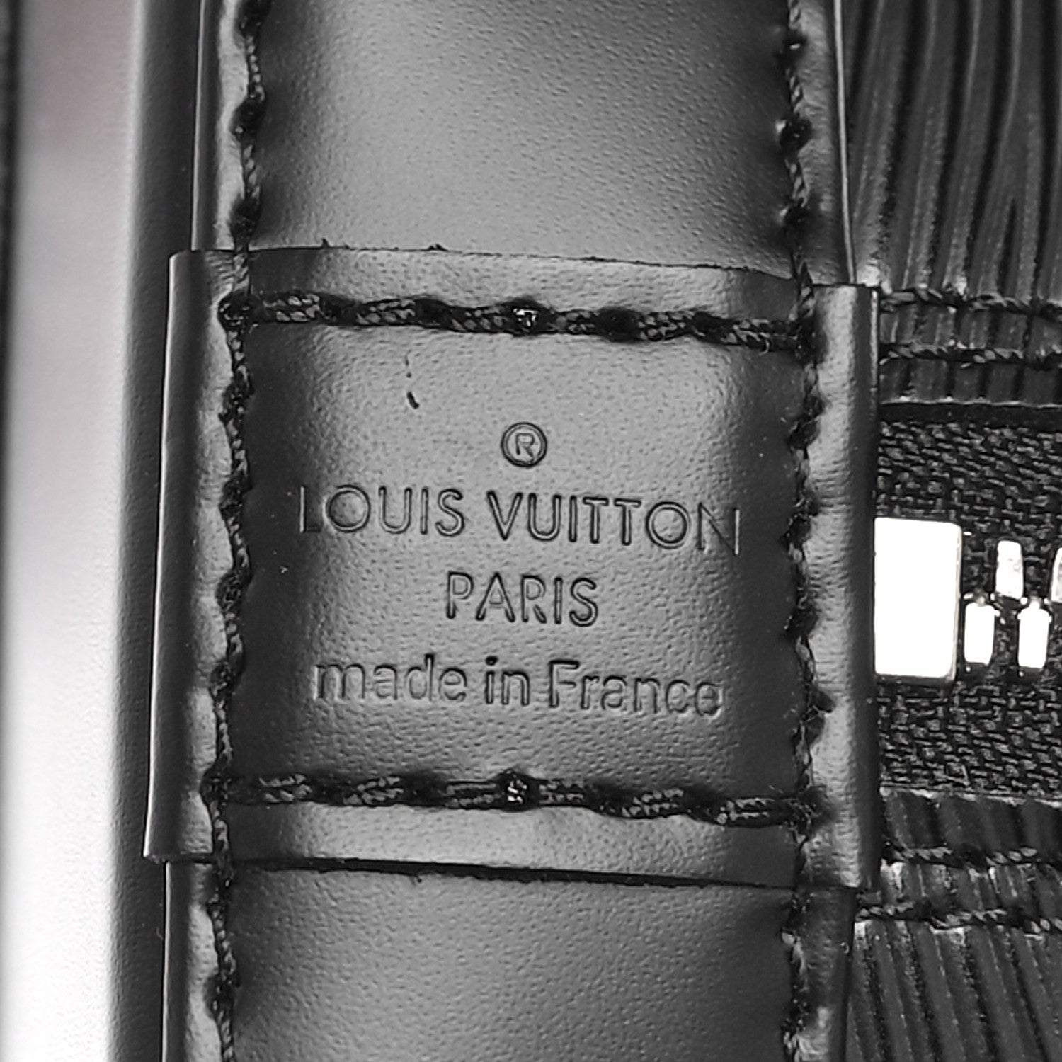 Louis Vuitton Epi Alma BB Black 6 of 9