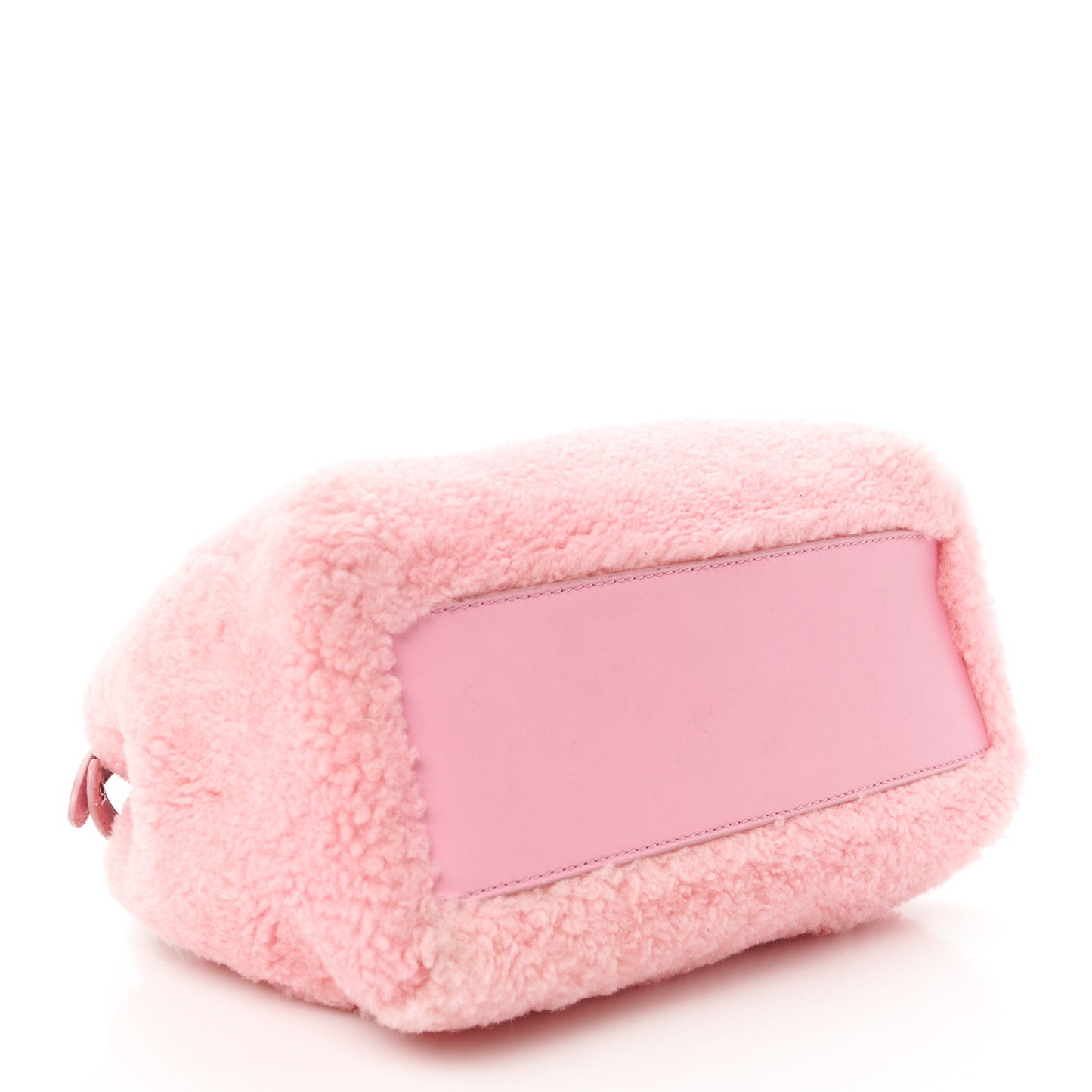 Shearling Nappa Mini Peekaboo Iconic Satchel Lollypop