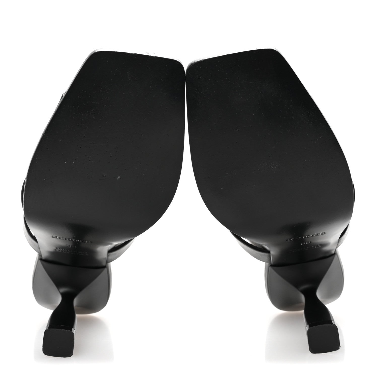 Hermes Nappa Hanna 95 Sandal 38 Black 6 of 9