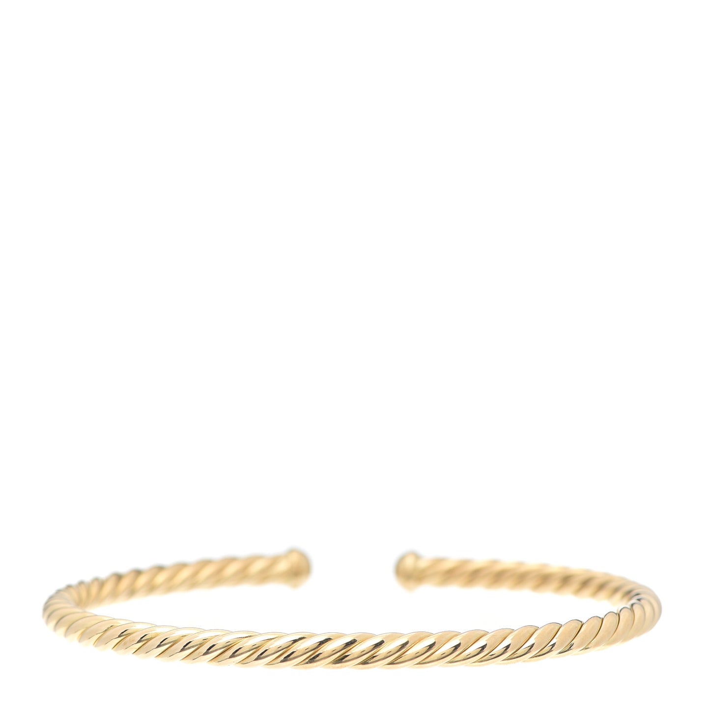 18K Yellow Gold 4mm Cablespira Bracelet